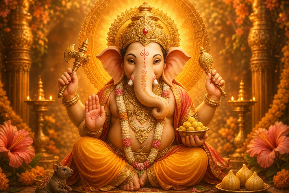 Ganesha Sahasranama — 1000 Names with Sanskrit, Transliteration & Meaning