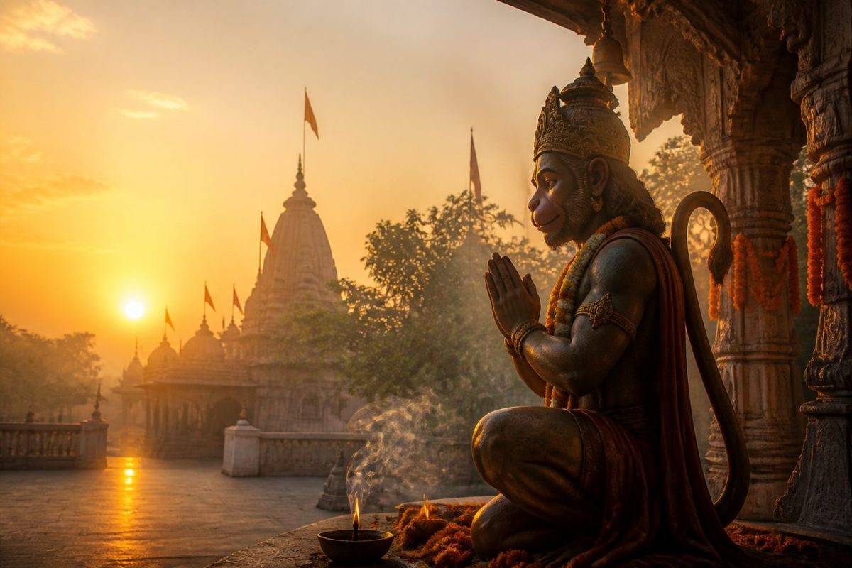 Hanuman Chalisa — Hindi and English Meaning